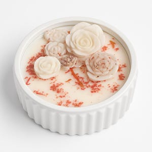 Mango Dragonfruit Prosecco Peach | Handpoured Ceramic Candle | Soy Coconut Beeswax | 6 oz | Presyous Candles