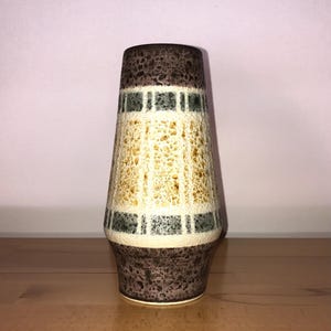 Vase by Fohr Keramik No. 309-20 West German Pottery 60s 70s Sixties Seventies Mid Century Fat Lava