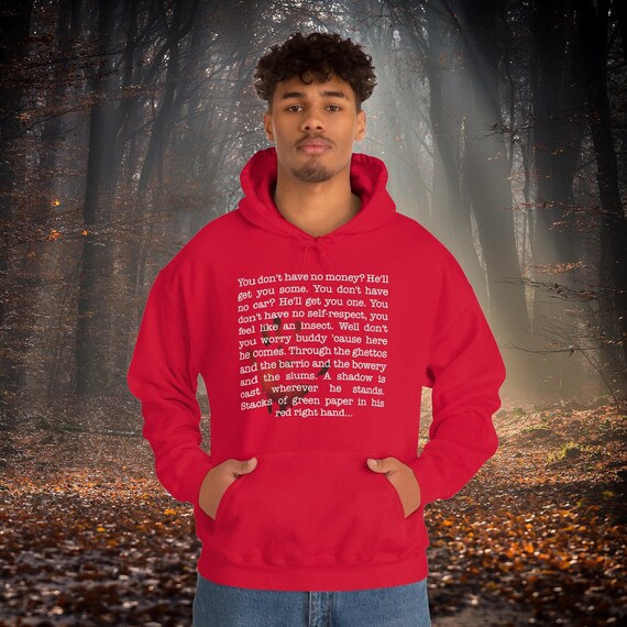 Red hooded sweatshirt lyrics hotsell