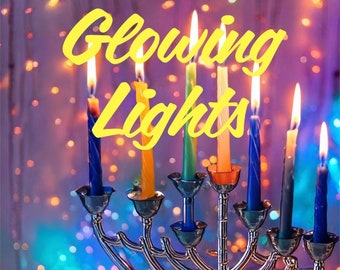 Tarjeta electrónica divertida de Hanukkah, saludo digital animado para la festividad judía para la familia, enviar por mensaje de texto y correo electrónico.