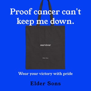 Survivor Canvas Tote Bag from Elder Sons
