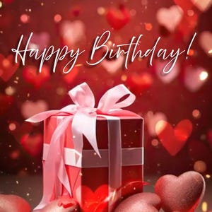Cartão Digital Feliz Aniversário | Download Instantâneo | Animado | Estático