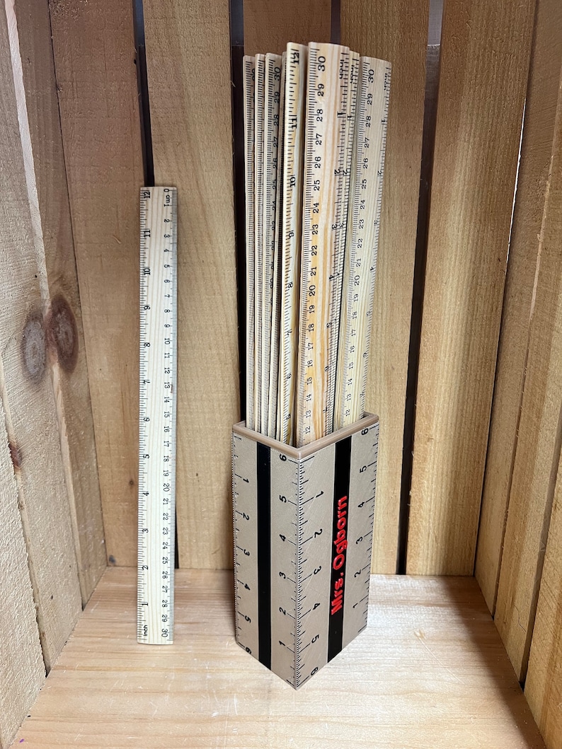 Caddy For Ruler The Ruler Caddy From Ogborn Family Farm for Your Classroom! - Etsy
