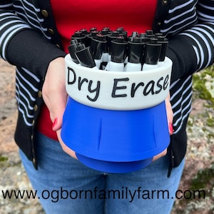 The Dry Erase Marker Holder from Ogborn Family Farm, made in the USA!