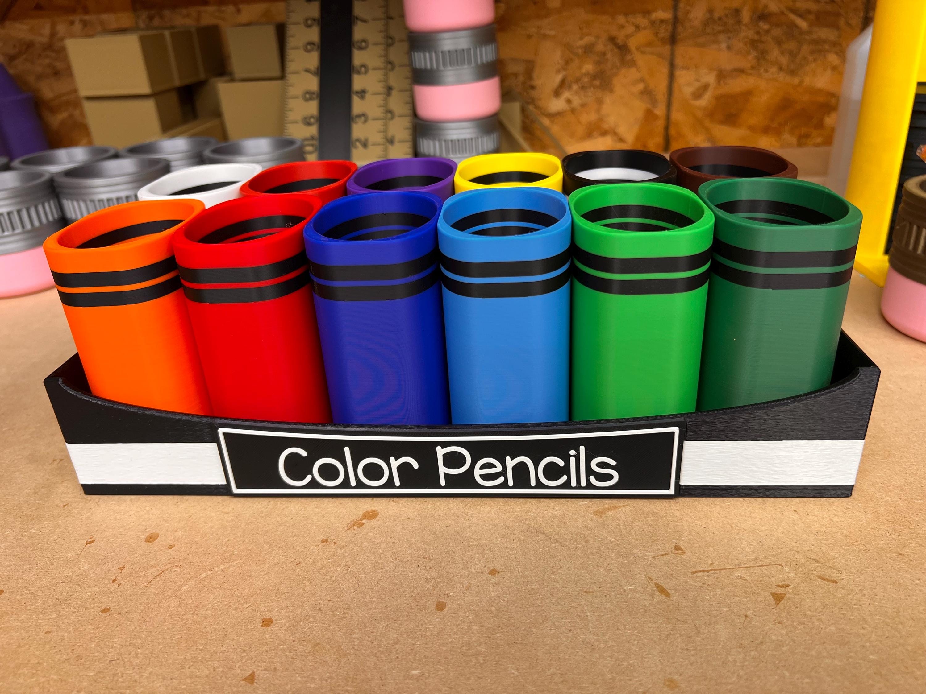 Large Size Color Pencil Caddy for Teachers, Designed and Made in the ...