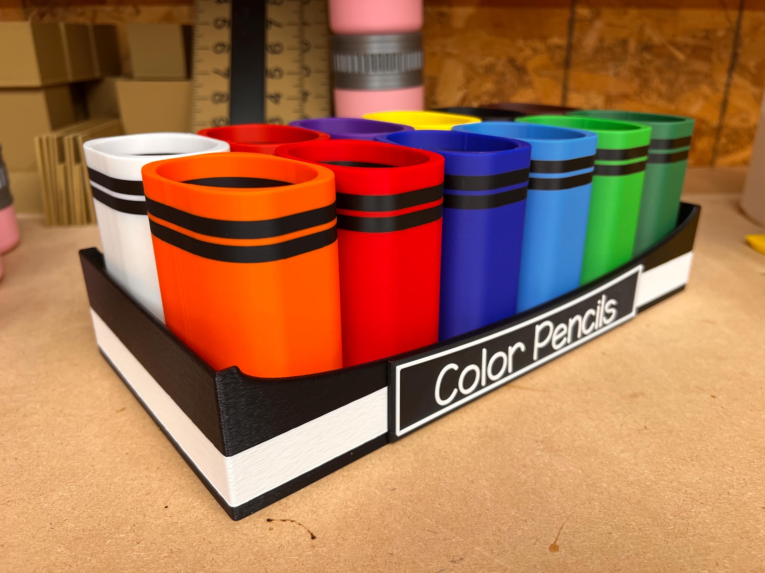 Large Size Color Pencil Caddy for Teachers, Designed and Made in the ...