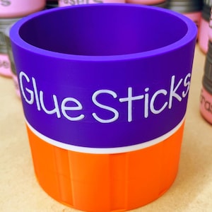 The Glue Stick Bucket for Teachers, made in the USA!