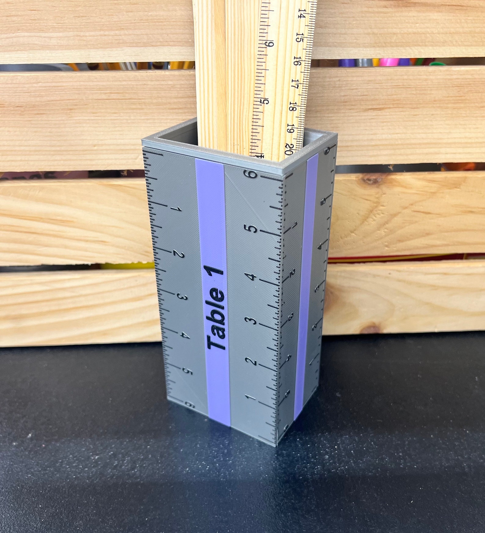 Caddy For Ruler The Ruler Caddy From Ogborn Family Farm for Your Classroom! - Etsy
