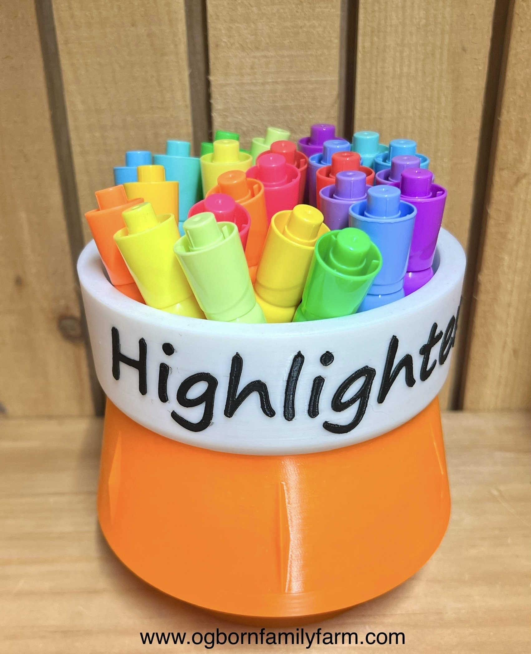 The Highlighter Marker Holder from Ogborn Family Farm, made in the USA!