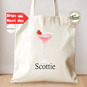 Personalized Bachelorette Party Tote Bag: Custom Name