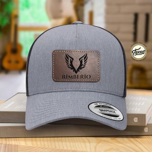 Custom Logo Leather Patch Trucker Hat - Company Brand Hat