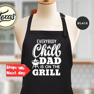 Funny Dad BBQ Apron: Grill Master Gift