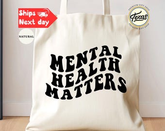 Mental Health Matters Tote Bag: Self Love Bag
