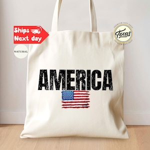 America Tote Bag, USA Flag Tote Bag, Independence Day Gifts, 4th of July Tote Bag, America Flag Tote Bag, Patriotic Gift Bag, American Gifts