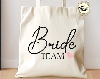 Bride Team Tote Bag: Hen Party Gift