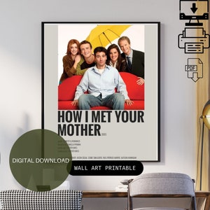 How I Met Your Mother Poster: TV Series Wall Art (Digital Download)