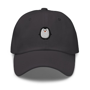Cute Penguin Dad Cap I Penguin Bird Gift I Embroidered Cotton Baseball Hat I Multiple colors I Unisex For Him & For Her