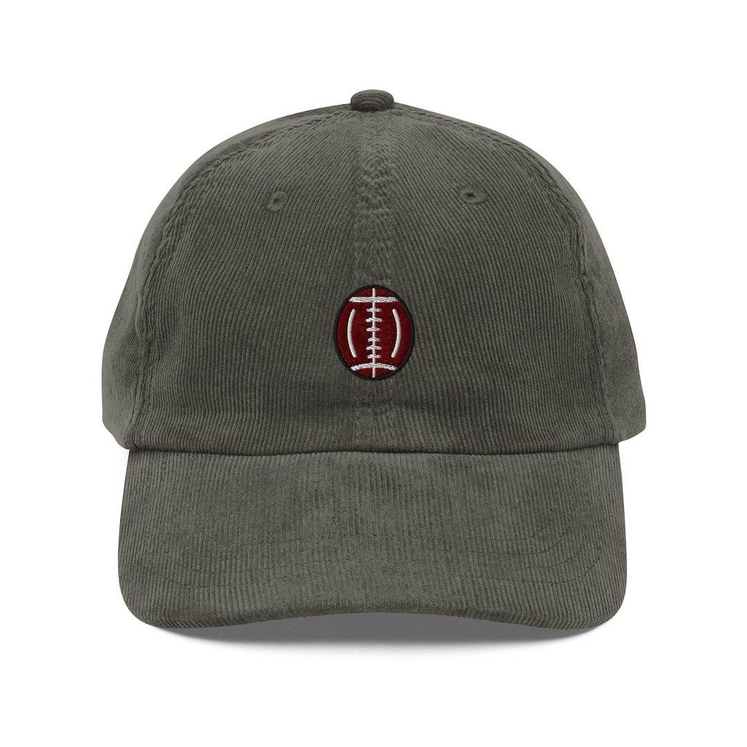 Rugby Corduroy Cap | Rugby Ball Gift | Cute Football Sport Vintage Cap ...