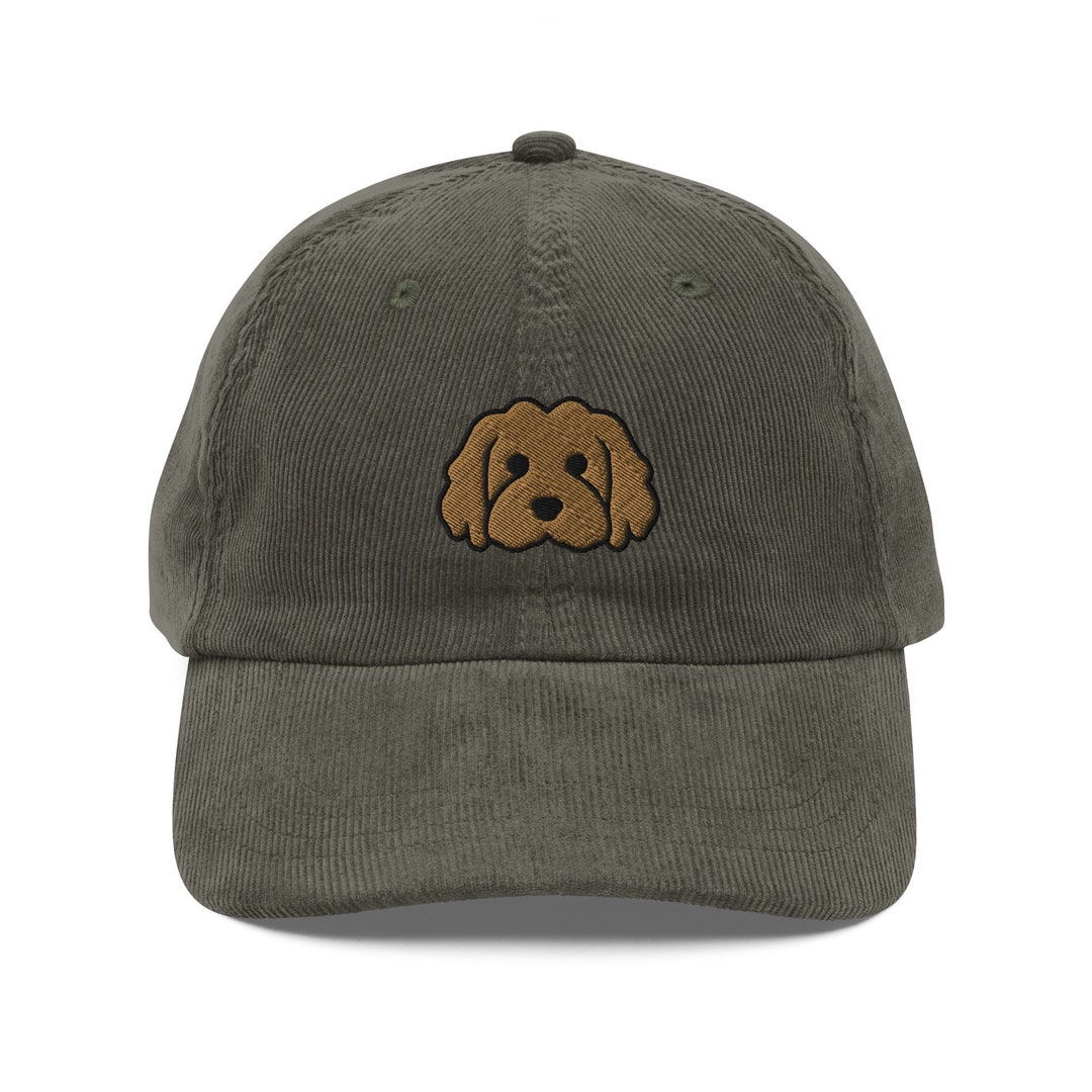 Cockapoo Spoodle Corduroy Embroidered Cap | Gift for Goldendoodle Dog ...