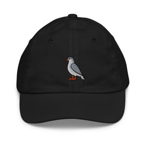Falcon Bird Kids Baseball Cap Embroidered | Bird Watching Gift For Child | Cute Falcon Children&#39;s Hat For Him & Her | Multiple Colors