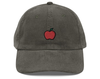 Retro Apple Computers Rainbow Logo Hat - Embroidered Baseball Cap