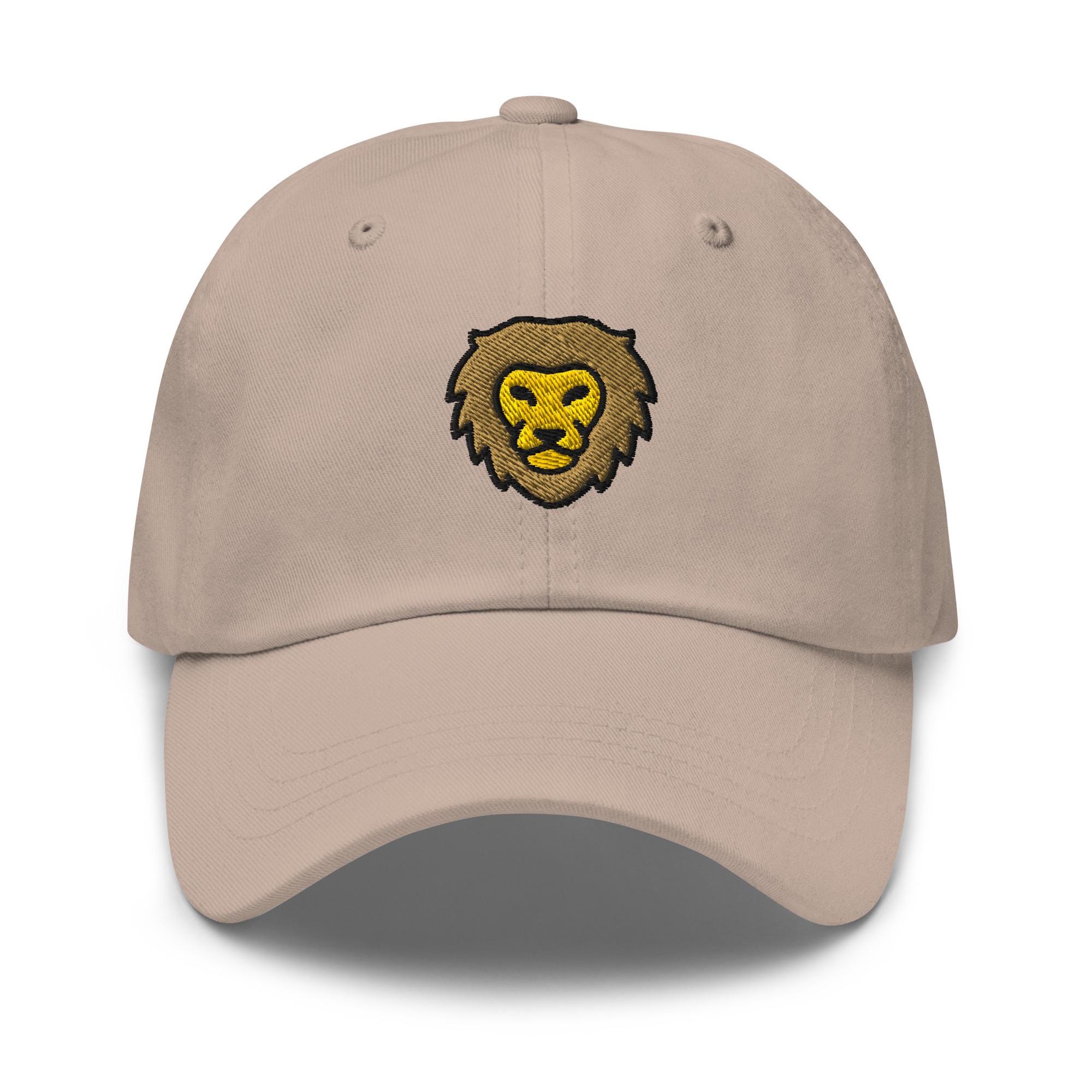 Lion Embroidered Dad Cap | Cute Lion Face Gift | Cotton  display picture 3