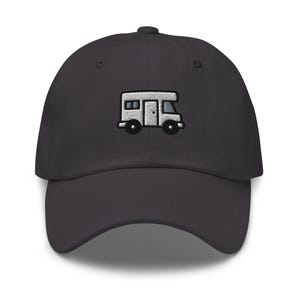 RV Embroidered Dad Cap | Campervan Gift | Cotton Classic Baseball Hat | Multiple Colors | Unisex For Him & For Her