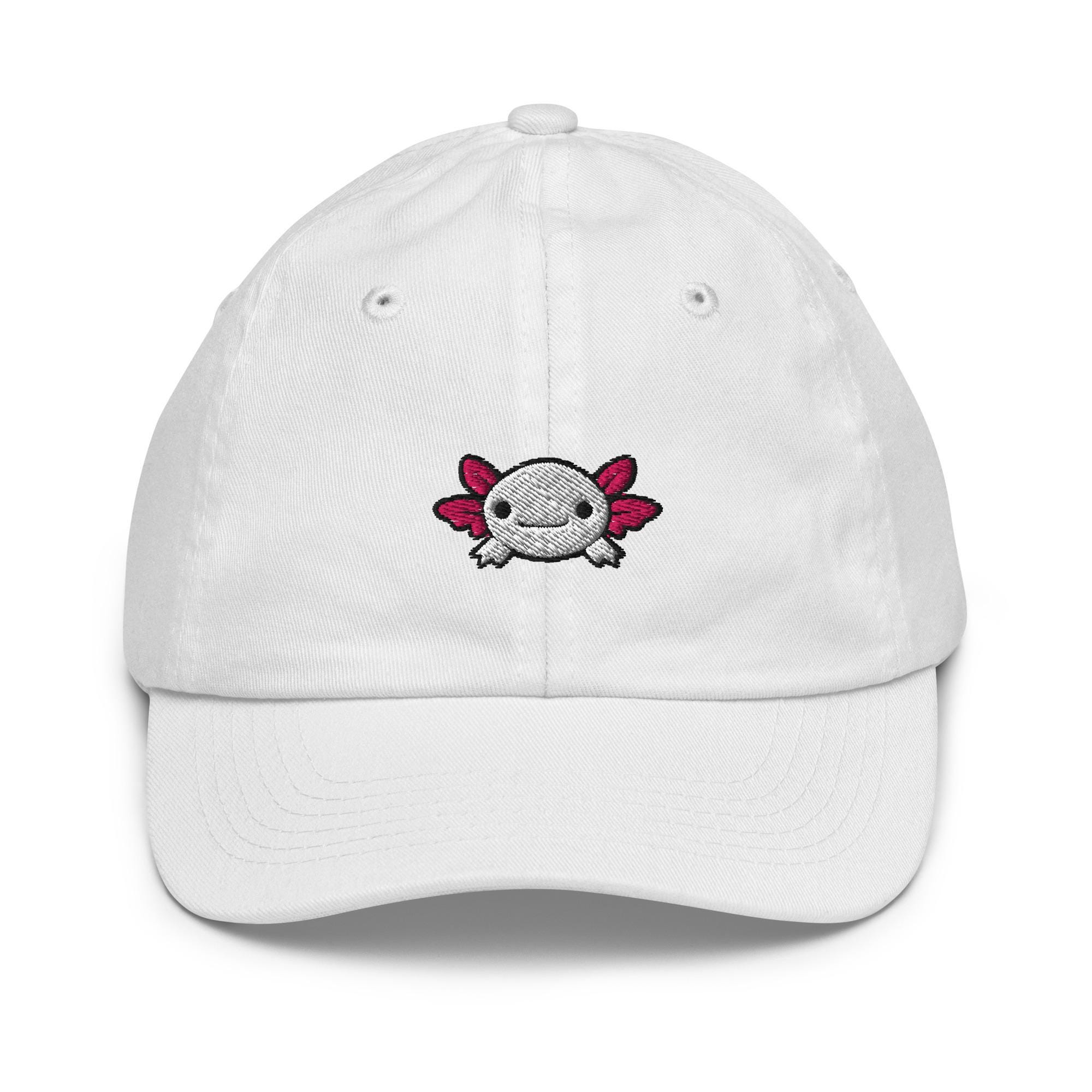 Axolotl Kids Baseball Cap Embroidered | Mexican Walking Fish 