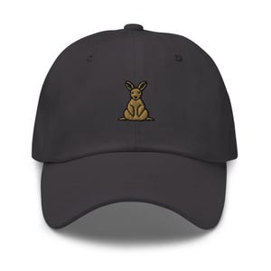Kangaroo Embroidered Dad Cap | Australian Gift | Aussie Cotton Classic Baseball Hat | Multiple Colors | Unisex For Him & For Her