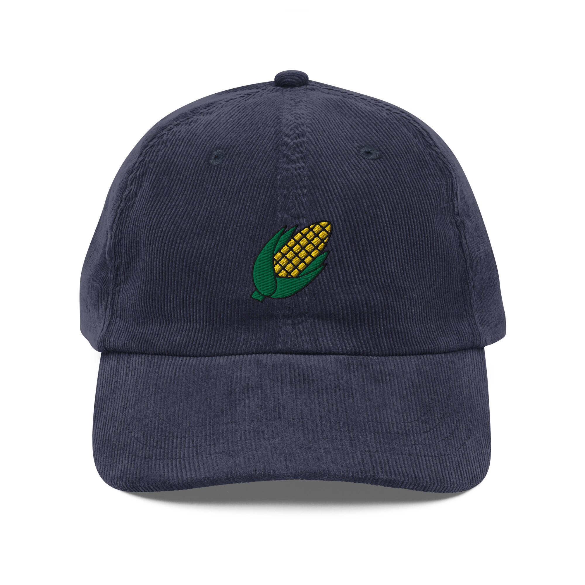 Corn Embroidered Cap | Gift for Corn Cob Lovers | Cute Corn Corn Embroidered Cap | Gift for Corn Cob Lovers | Cute Corn