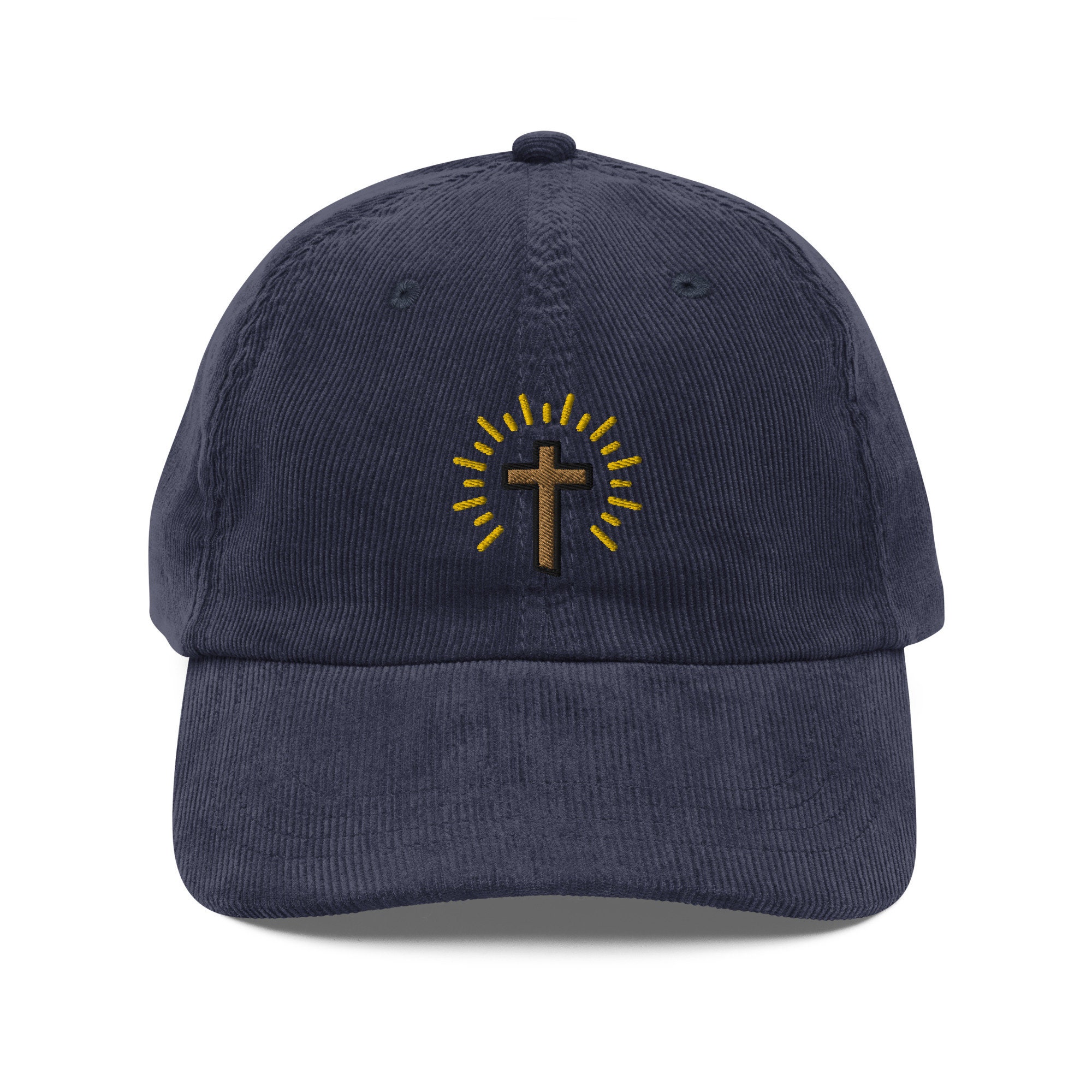 Christian Cross Embroidered Cap | Gift for Christians and Christian Cross Embroidered Cap | Gift for Christians and