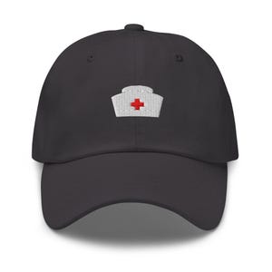 Nurse Embroidered Dad Cap | Nursing School Student Gift | Cotton Classic Baseball Hat | Multiple Colors | Unisex For Him & For Her
