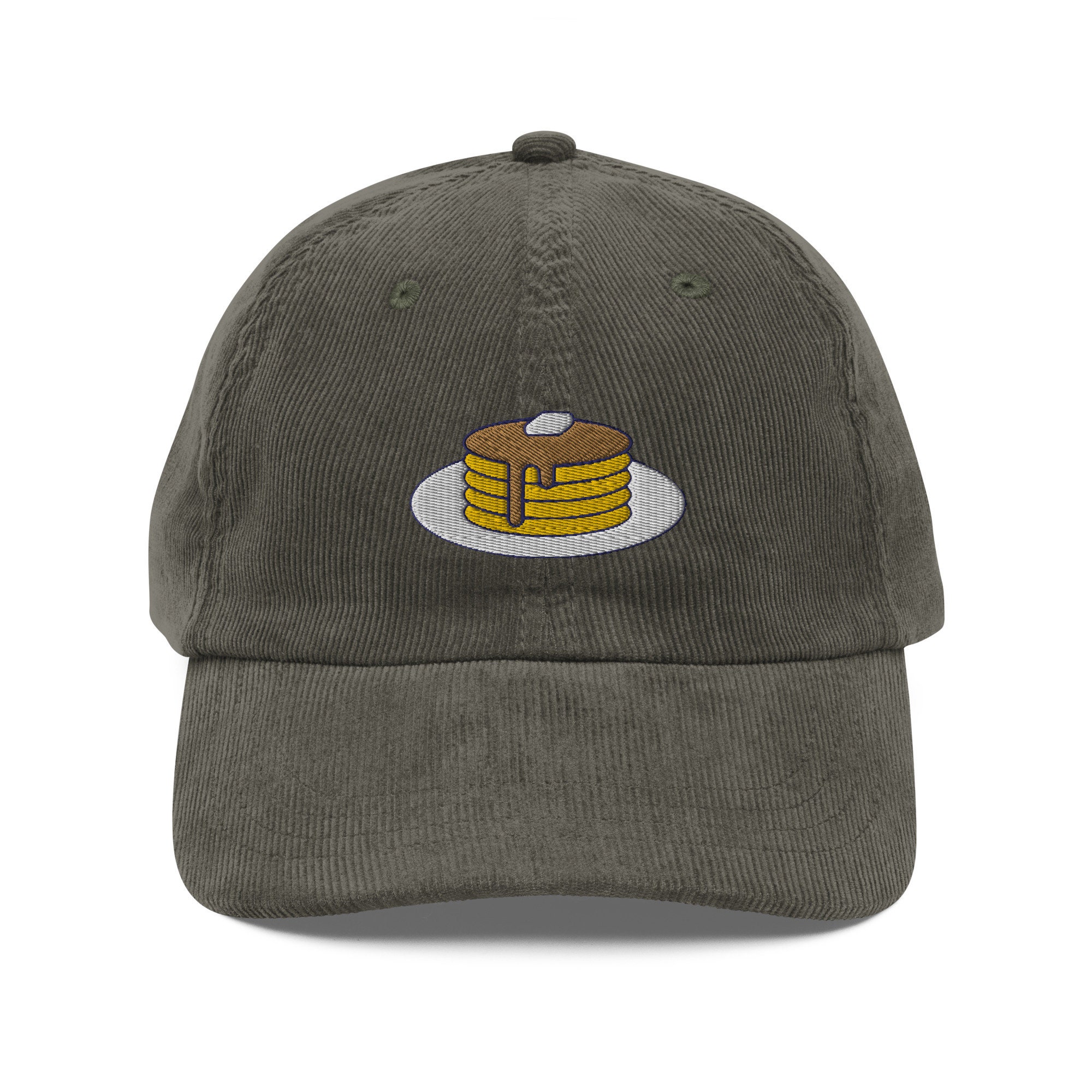 Pancake Embroidered Cap | Gift For Breakfast Food Lovers | Cute Pancake Brunch Vintage Cap | Sustainable Hat | For Him & Her