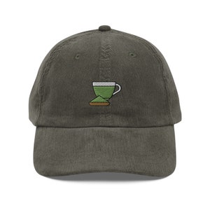 Matcha Tea Embroidered Cap | Gift For Matcha Lovers | Cute Matcha Tea Vintage Cap | Sustainable Hat | For Him & Her