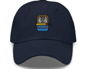 Linda gorra de papá sardinas / regalo para los amantes del pescado sardina / sombrero de béisbol de algodón / múltiples colores / unisex para él y para ella