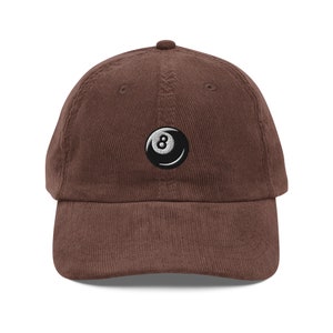 Pool 8-Ball Sport Embroidered Cap | Gift For Billiards Lovers | Cute Snooker Vintage Cap | Sustainable Hat | For Him & Her