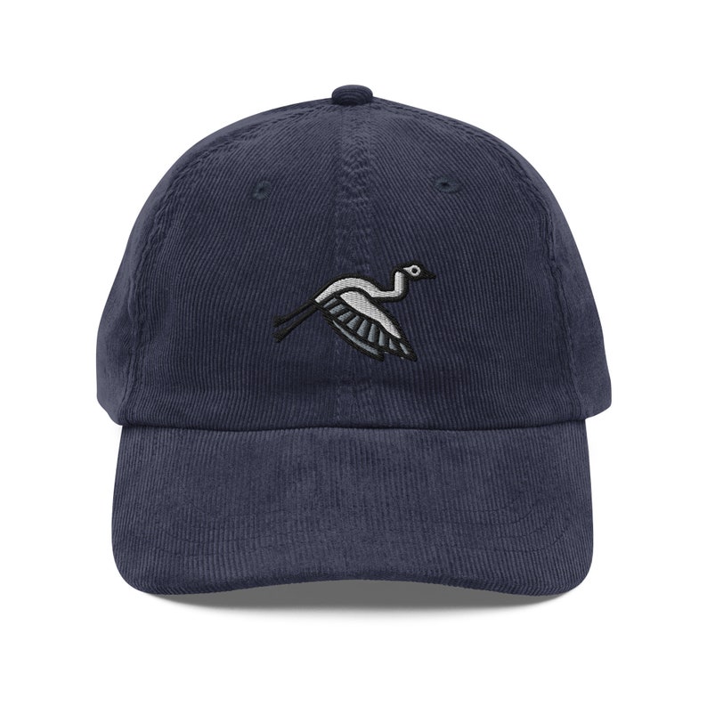 Heron Bird Embroidered Cap Gift for Bird Lovers Cute Bird Watching ...