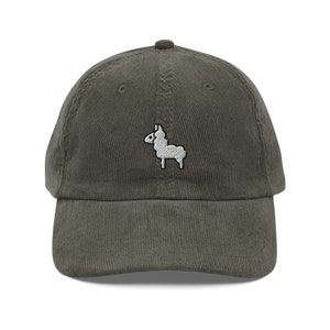 Llama Embroidered Cap | Gift For Alpaca Lovers | Cute Llama Vintage Cap | Sustainable Hat | For Him & Her | Multiple Colors