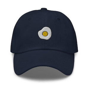 Cute Fried Egg Dad Cap I Breakfast Brunch Gift I Cotton Baseball Hat I Multiple colors I Unisex For Him & For Her