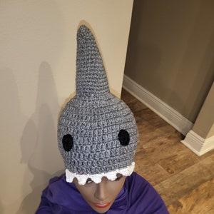 Crocheted Shark Hat