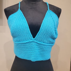 Crocheted Halter Top