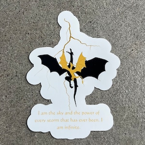Fourth Wing: Andarna and Tairn Sticker