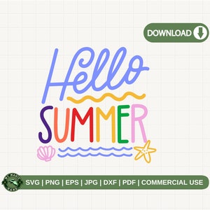 Hola verano SVG PNG, vida de verano Svg, letra de verano SVG, playa SVG, vibraciones de verano Png, verano divertido Svg, camiseta de verano SVG, vida marina Svg.