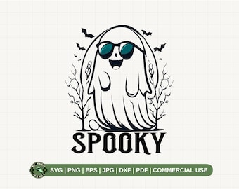 Halloween Spooky Season SVG PNG, Spooky Png, Gespenst Vibes SVG, niedliches Gespenst svg, Boo Gespenst svg, Trendy Halloween svg, Boo svg geschnitten Datei.