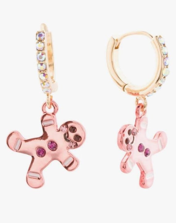 Betsey Johnson Gingerbread Earrings (A)