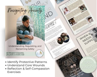 Navigating Anxiety Workbook | Trauma-Informed Nervous System Regulation Guide (PDF Download)