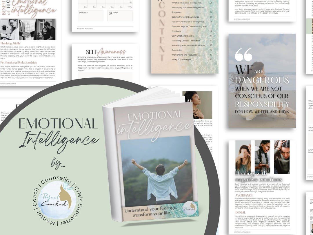 Emotional Intelligence Workbook | 7-day EQ Challenge | Self-growth ...