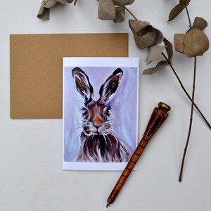 Hattie the Hare Greetings Card