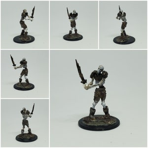 Hand Painted DnD Skeleton with Sword Miniature Figure