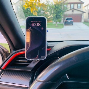 10th Gen Honda Civic 2016-2021 (All Trims) Custom Magnetic Phone Mount